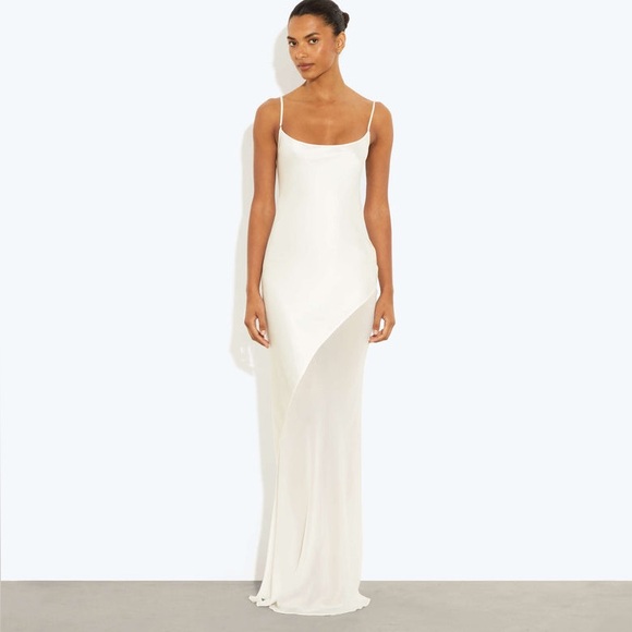 Rat & Boa Dresses & Skirts - Rat& Boa Ruba Ivory Slip Maxi Dress NWOT